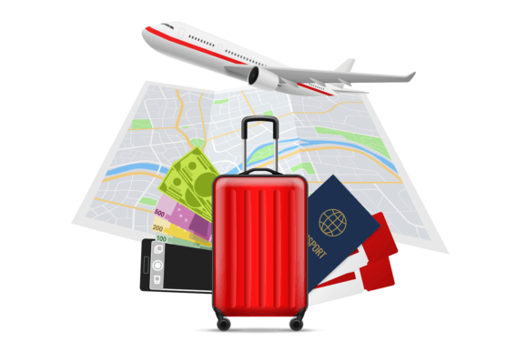 Download Tourism. Travel Banner. Suitcase, Map an - Tourism Collection