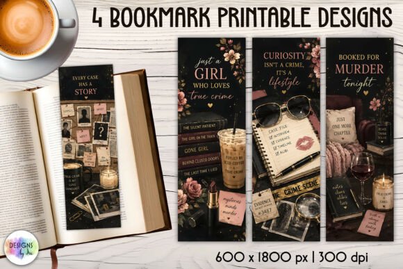 Download True Crime and Detective Bookmarks - Book Collection