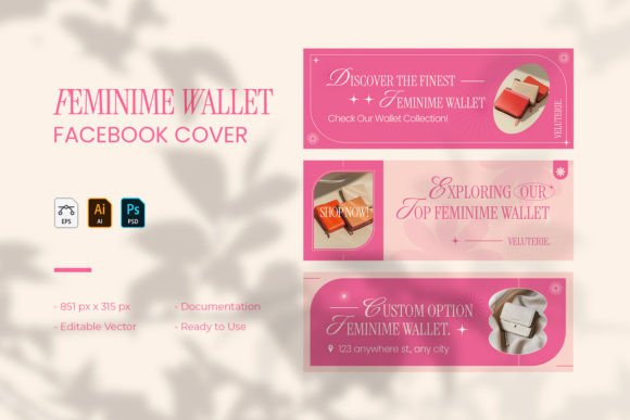 Download Feminime Wallet - Facebook Cover - Book Collection