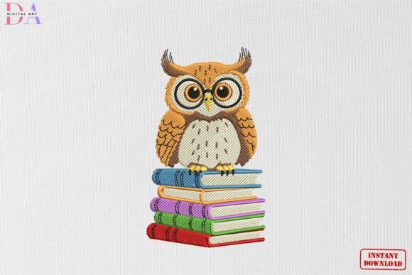 Download Wise Owl Book Stack - Book Collection