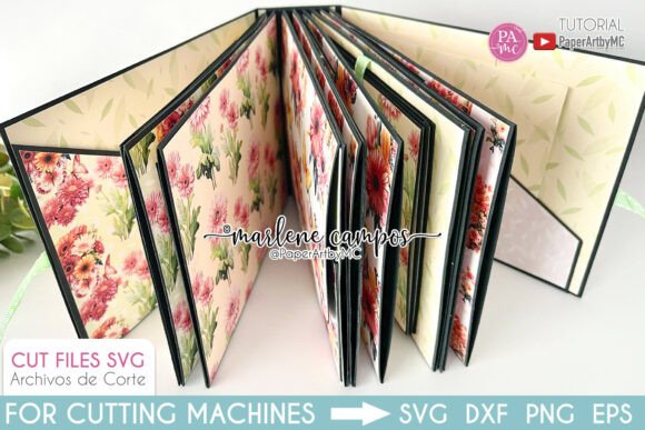Download Interactive Scrapbook Album SVG Cut File - Book Collection