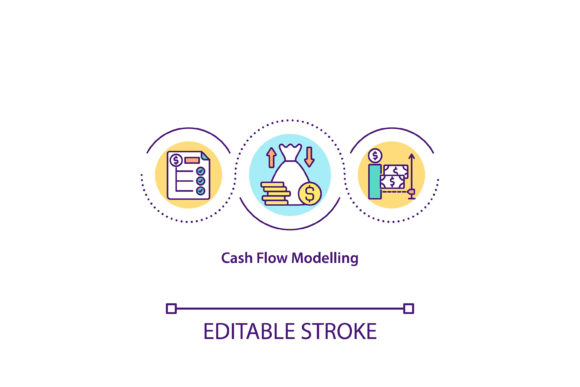 Download Cash Flow Modelling Concept Icon - Premium Bundle