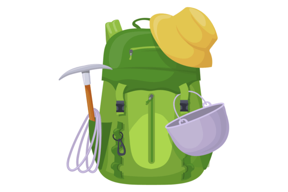Download Mountaineering Backpack. Alpine Tourism - Tourism Collection
