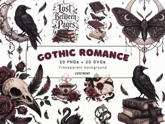Download Gothic Romance Book Clipart, Bookish PNG - Book Collection